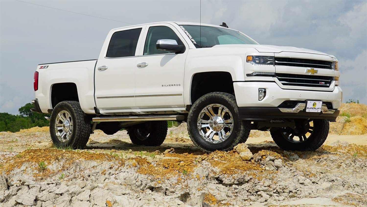 SUPERLIFT SUSPENSION RealTruck 6.5" Lift Kit for Silverado/Sierra | Complete Lift Kit with Strut Spacers & Rear Shadow Shocks | K161 | Fits 2014-2019 Chevrolet Silverado 1500/GMC Sierra 1500 Legacy