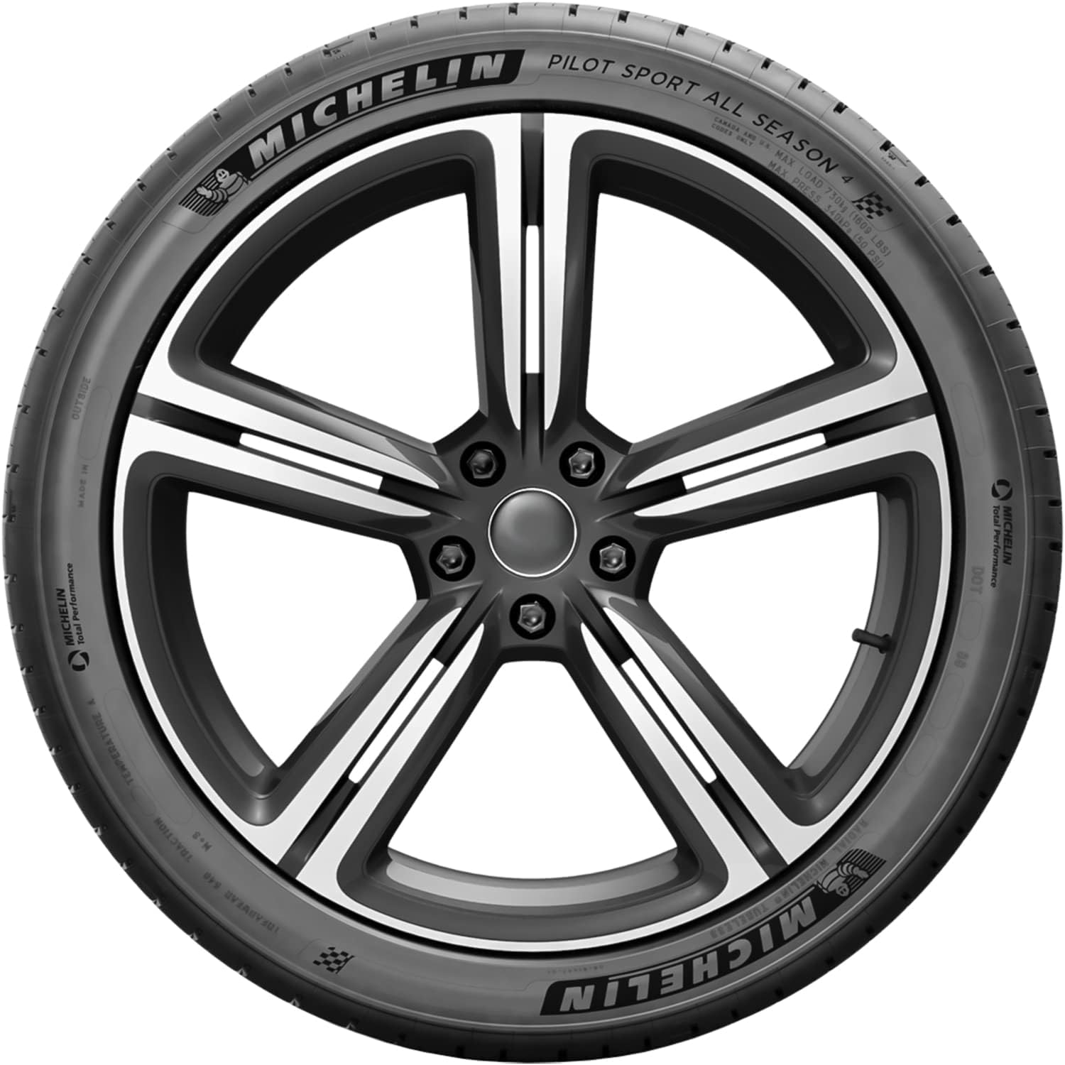Pilot Sport Michelin All Season 4 295/45ZR20 114Y XL Passenger Tire