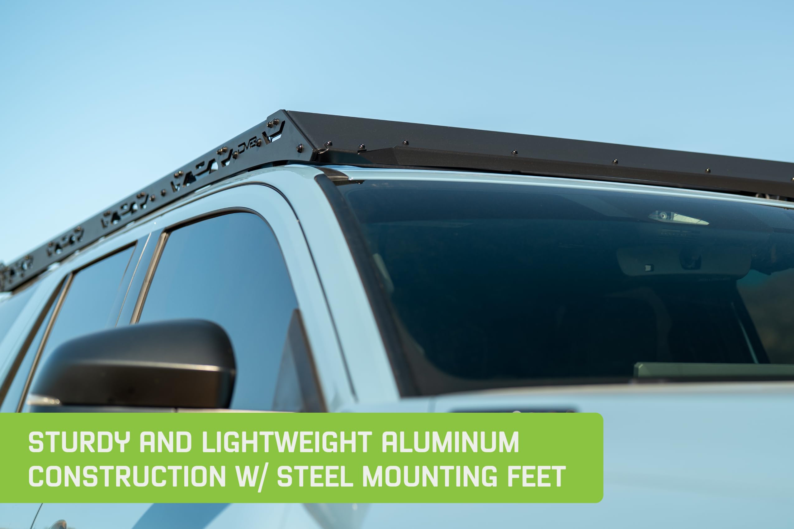 Offroad DV8 Spec Series Roof Rack for 2025-2026 Toyota 4Runner | Strong & Sleek Design for Securely Transporting Your Gear in Style | Side & Rear Light Mounts | Aluminum & Steel Construction