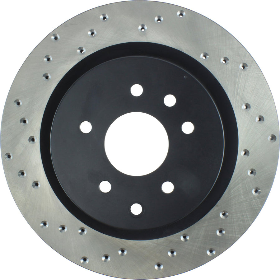 Sport StopTech 128.42079R Cross Drilled Brake Rotor (Rear Right), 1 Pack
