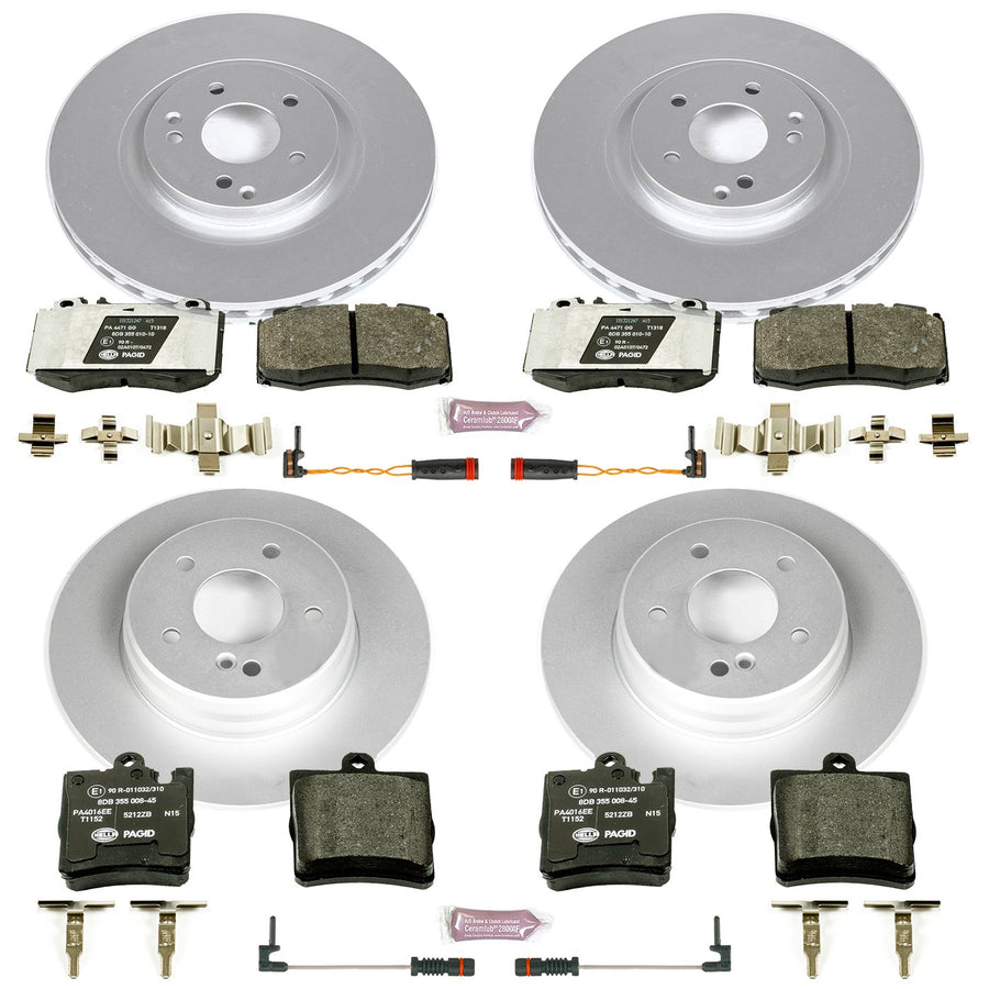 Power Stop ESK2791 Euro-Stop Brake Kit Front and Rear For Mercedes-Benz C230 2004, Mercedes-Benz C320 2003-2005 [Model Specific]