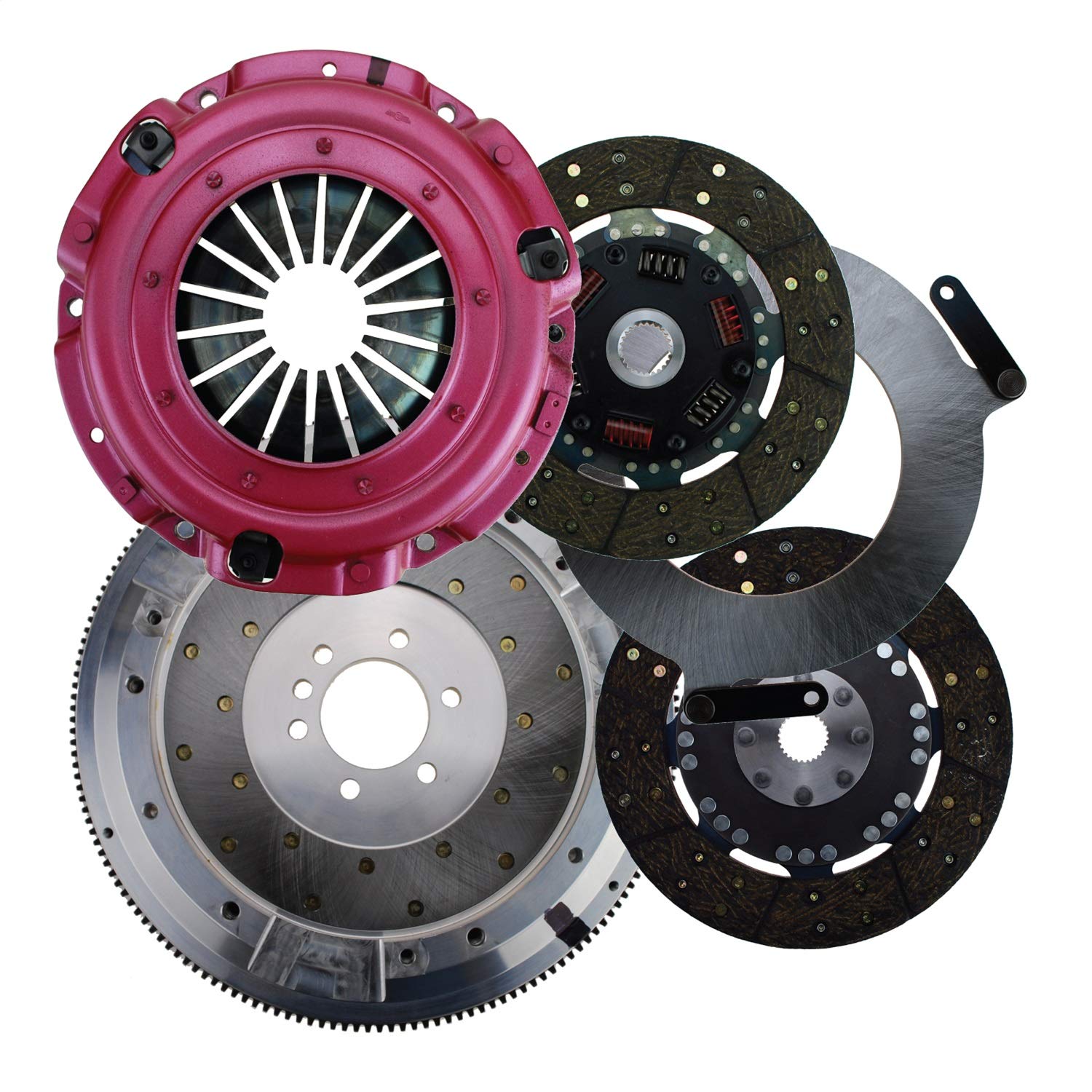 Force RAM Clutches 9.5 Complete Dual Disc Organic Clutch Assembly 75-2135