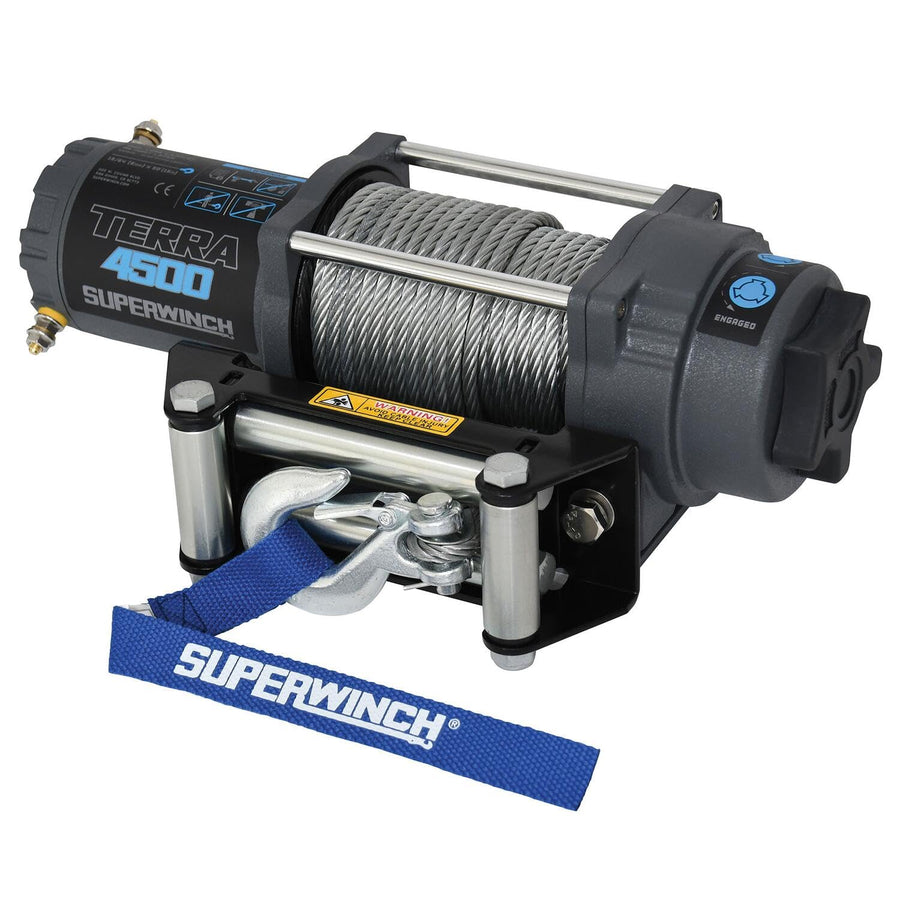 Winch Roller Fairlead 4500 lbs 50ft Steel Rope