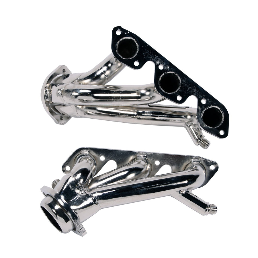 1-5/8" BBK Shorty Tuned Length Performance Exhaust Headers for Ford Mustang 3.8L, V6 - Chrome Finish