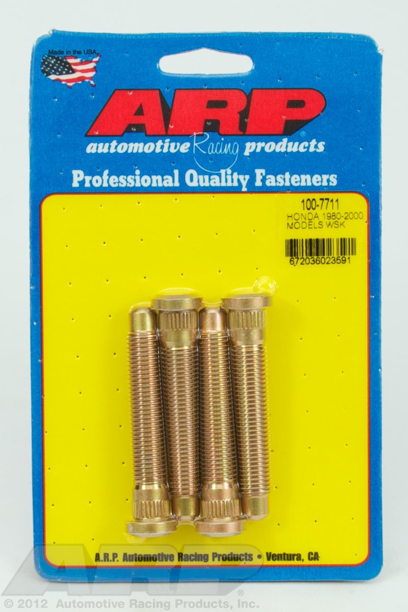 Honda ARP '96 & Earlier M12 X 2.85" Wheel Stud kit (100-7711)