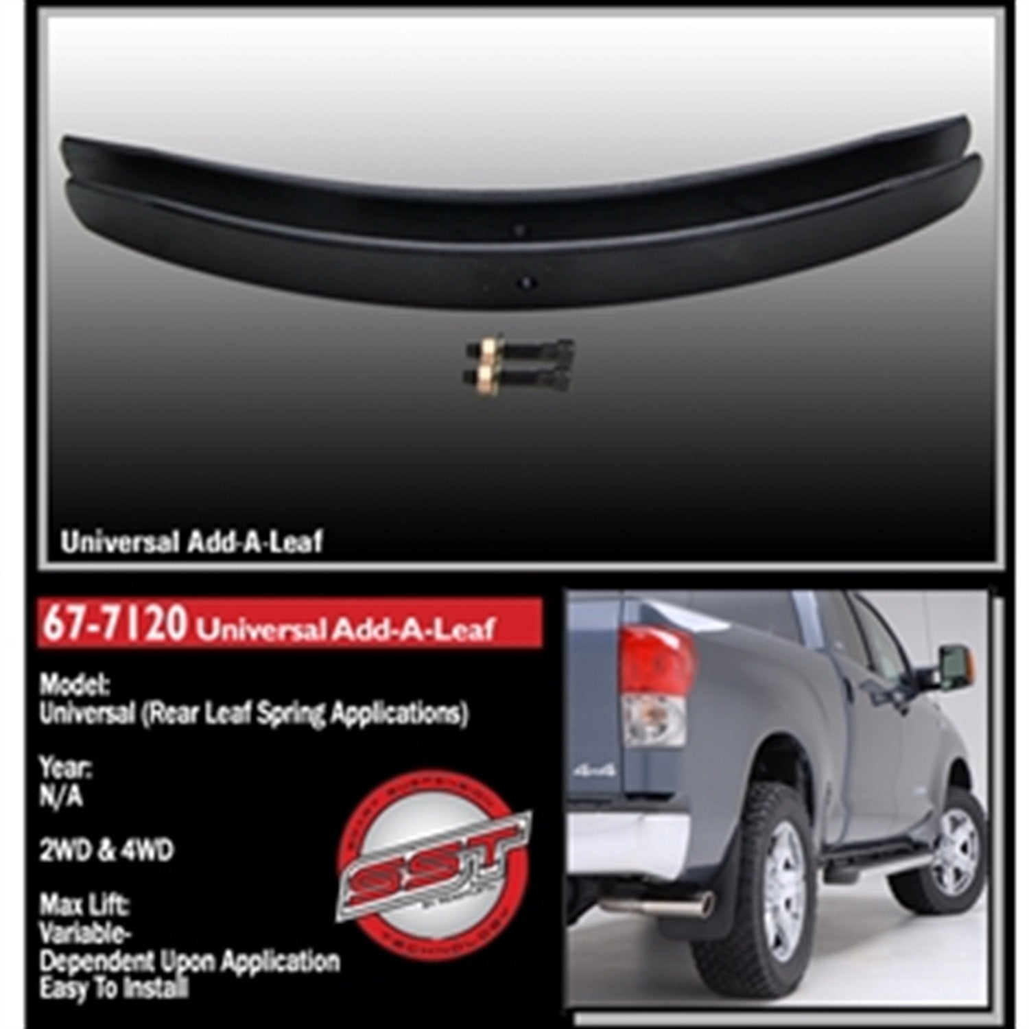 ReadyLift 67-7120 Add-a-Leaf Universal for Midsize, Small Trucks and SUV's