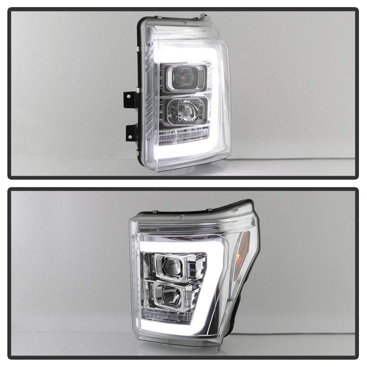 Automotive Spyder 5084705 Headlight Assembly Projector Beam with Bar