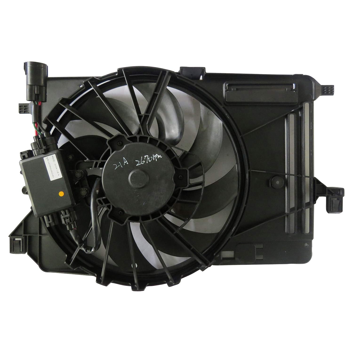Cooling Fan Assembly TYC 601610 Compatible with 2015-2018 Ford Focus