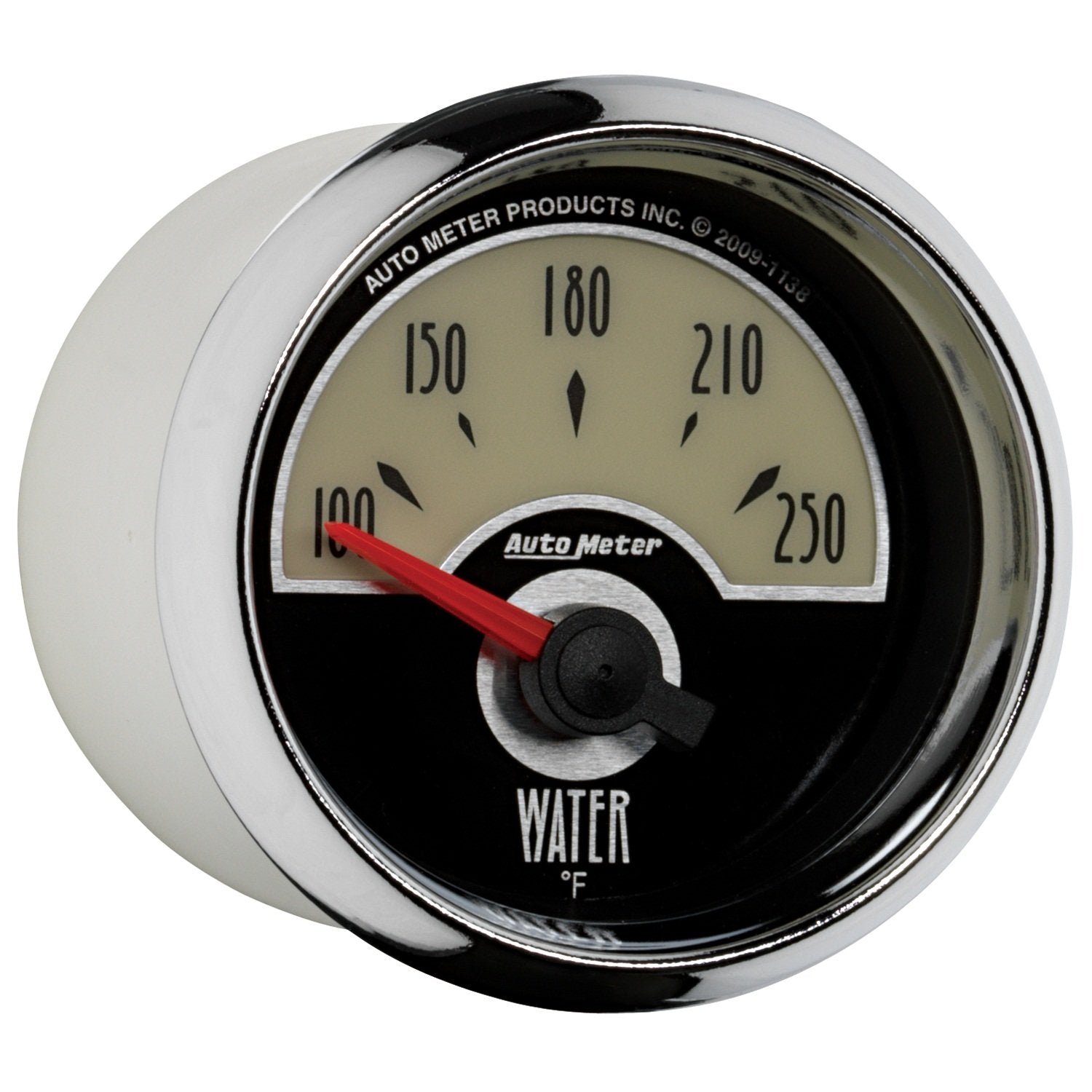 Cruiser Auto Meter 1138 2-1/16" Short Sweep Electric Water Temperature Gauge