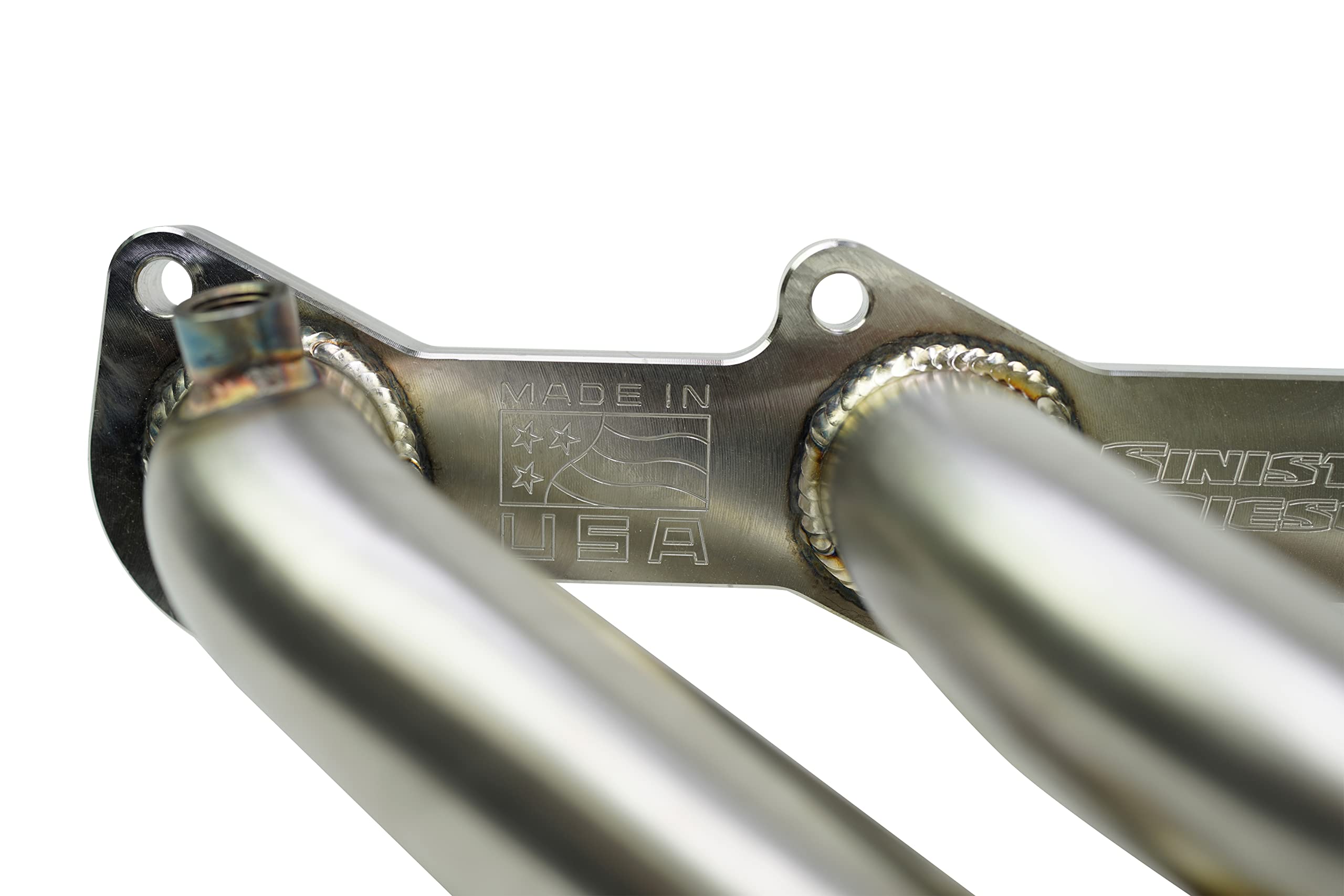 2003-2007 Ford Superduty Powerstroke Diesel 6.0 6.0 Headers. Has Egt Bung On Drivers Side