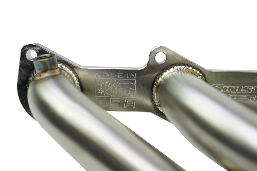 2003-2007 Ford Superduty Powerstroke Diesel 6.0 6.0 Headers. Has Egt Bung On Drivers Side