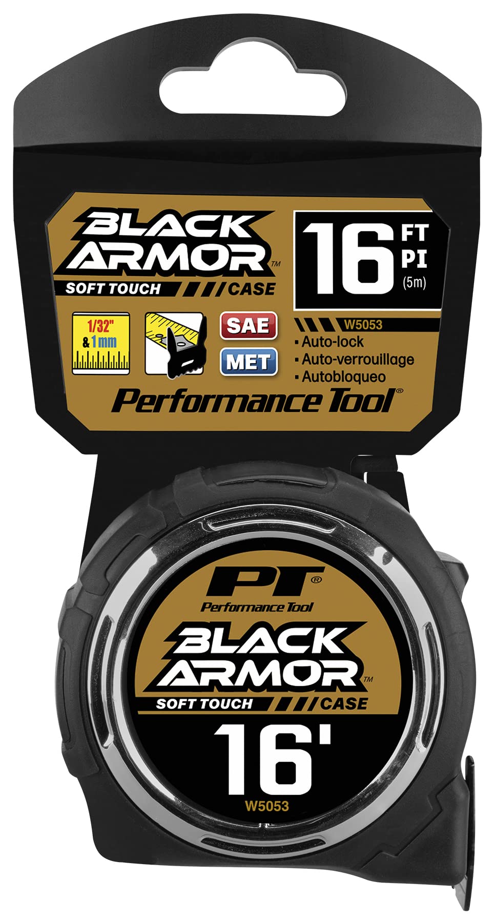 W5053 Performance Tool 16' X 1-Inch Heavy-Duty Tape Measure