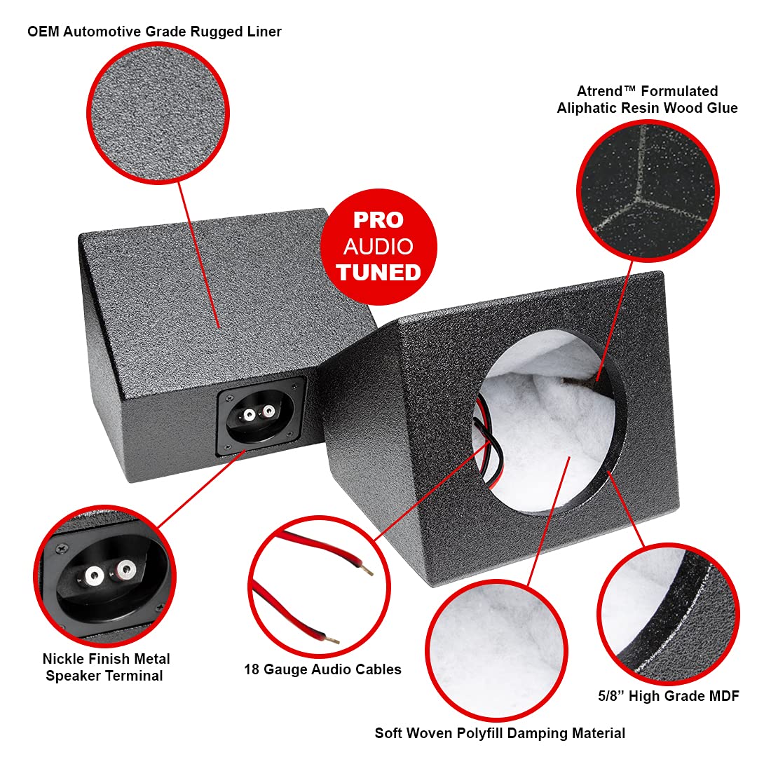 Atrend SCTL6.5PR Bbox 6.5” (pair) Pro Audio Tuned Speaker Enclosures