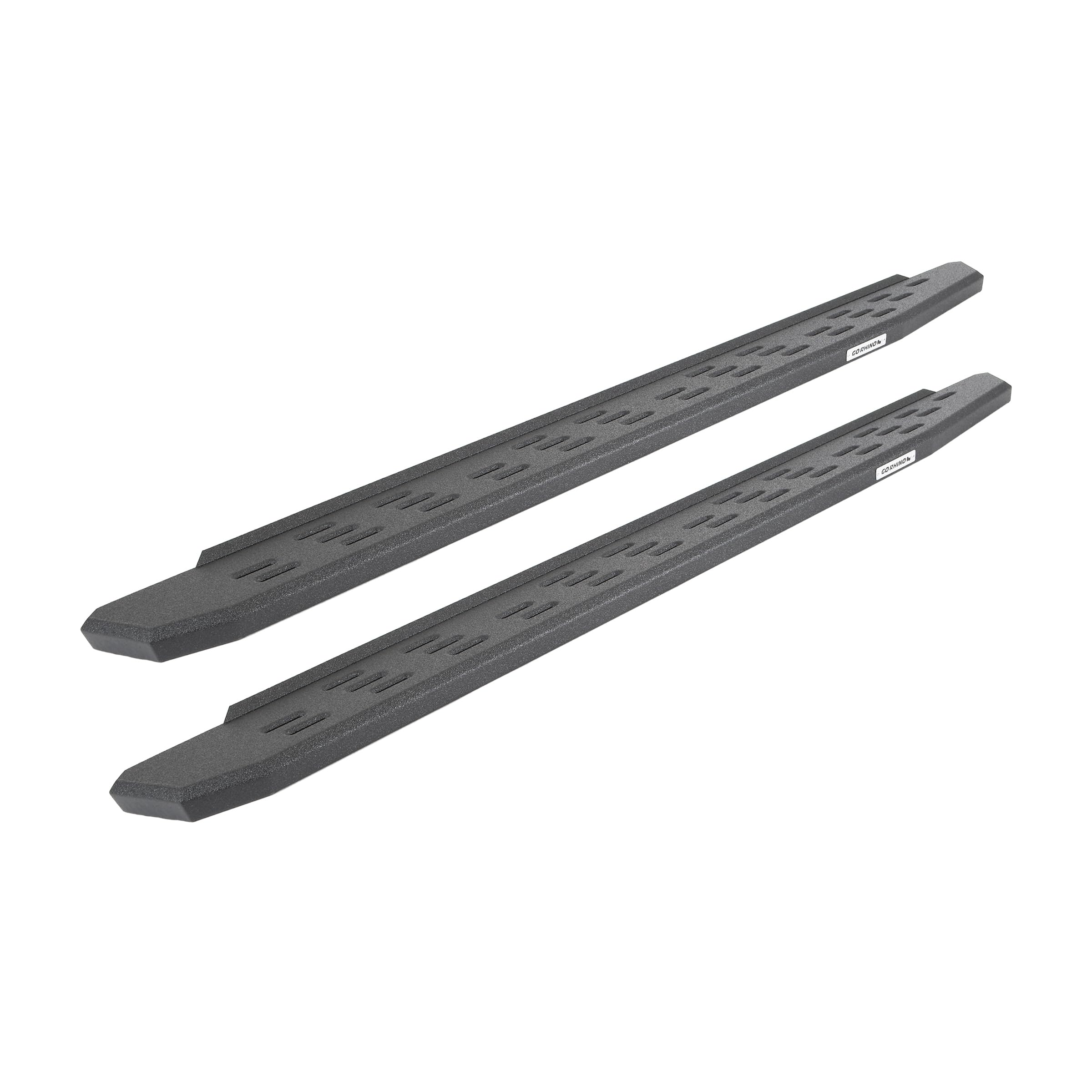 RB30 Running Boards Go Rhino | 68", Galvanized Steel, Protective Bedliner Coating | 69600068T