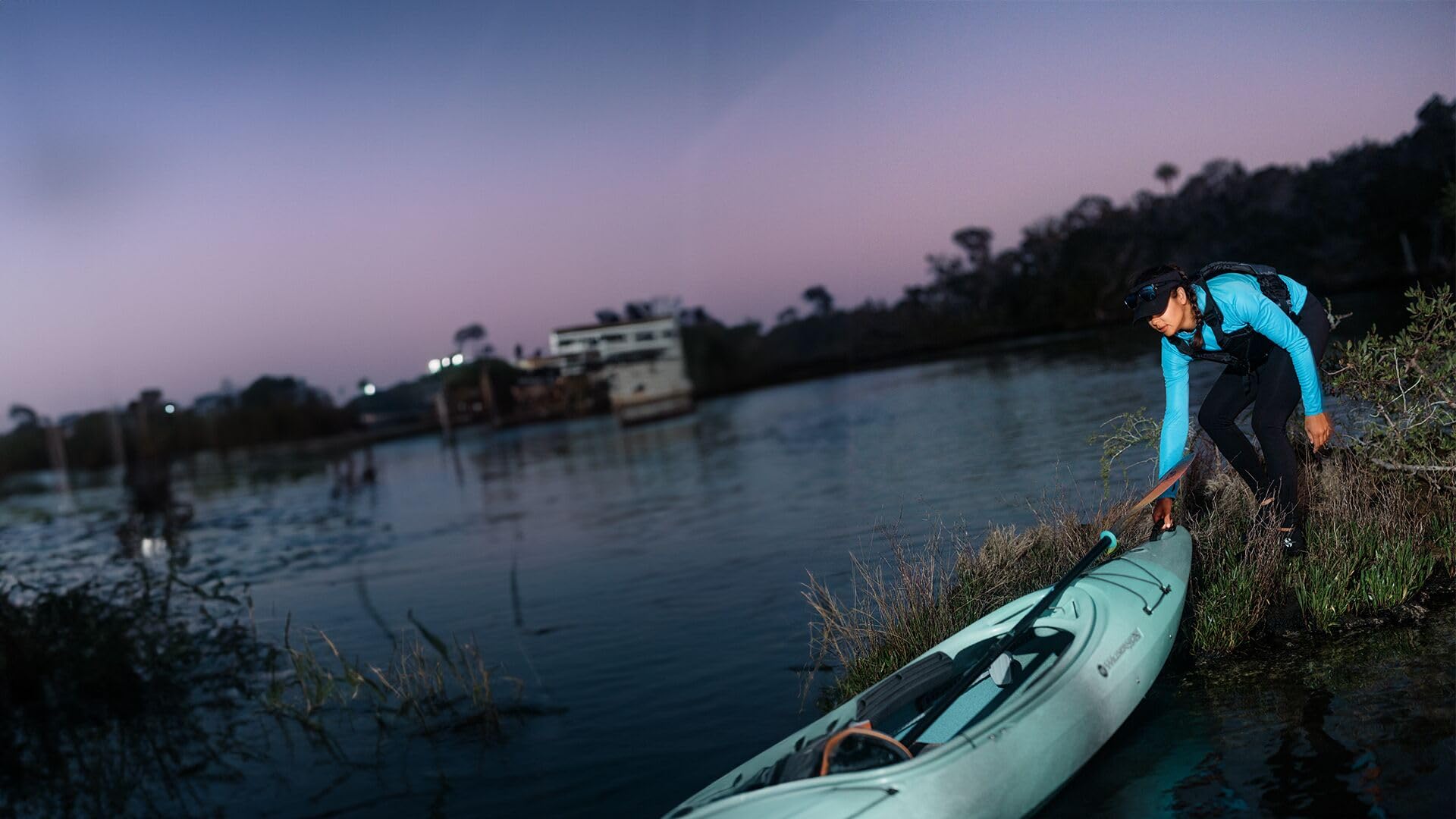 Aspire Wilderness Systems 105 | Sit Inside Recreational Kayak | Adjustable Skeg - Phase 3 Air Pro Seating | 10' 6" | Breeze Blue