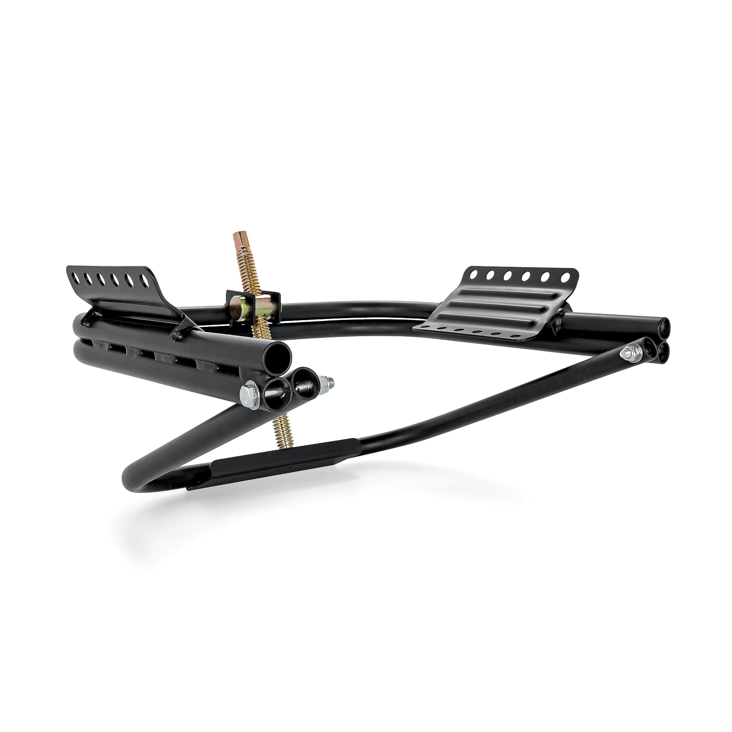 Eaz-Lift Camco Trailer Tire Leveler - for Light Single Axle Trailers & Load Rating of 2000lb - Features Heavy-Duty Powder-Coated Steel Design & Embossed Tire Pads for Added Traction (48845)