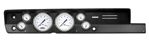 Classic Instruments 6 Gauge Set Direct Fit White Hot Compatible with 1967-1969 Barracuda