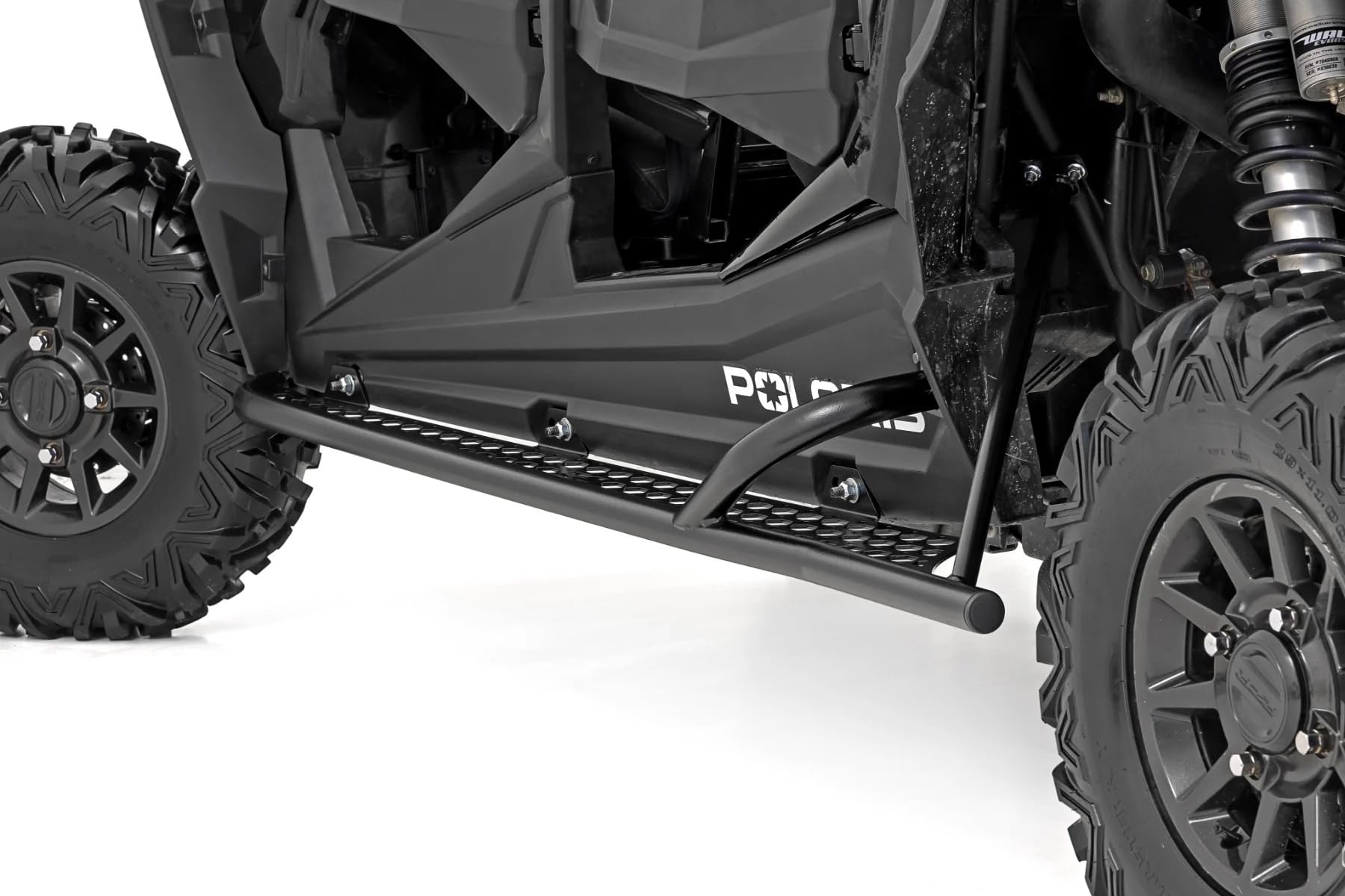 Rough Country Rock Sliders for RZR XP4 1000 Polaris (2019-2023) - Fits 4-Seater Models, Protects UTV from Rocks, Trees, Debris