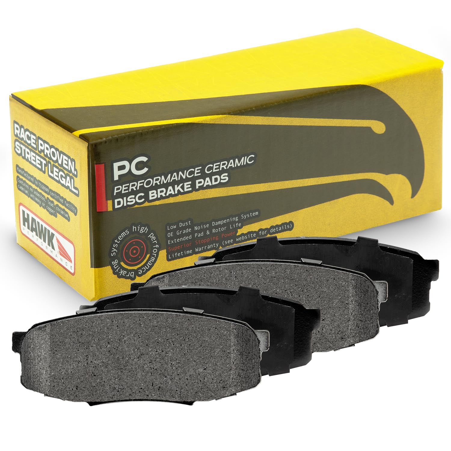 Performance Hawk HB612Z.690 Ceramic Street Brake Pads