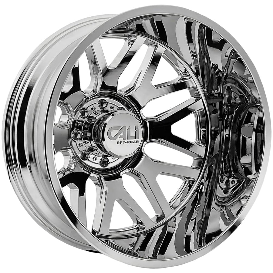 CALI 9115D INVADER DUALLY CHROME 24X8.25 8-165.1 -232MM 121.3MM