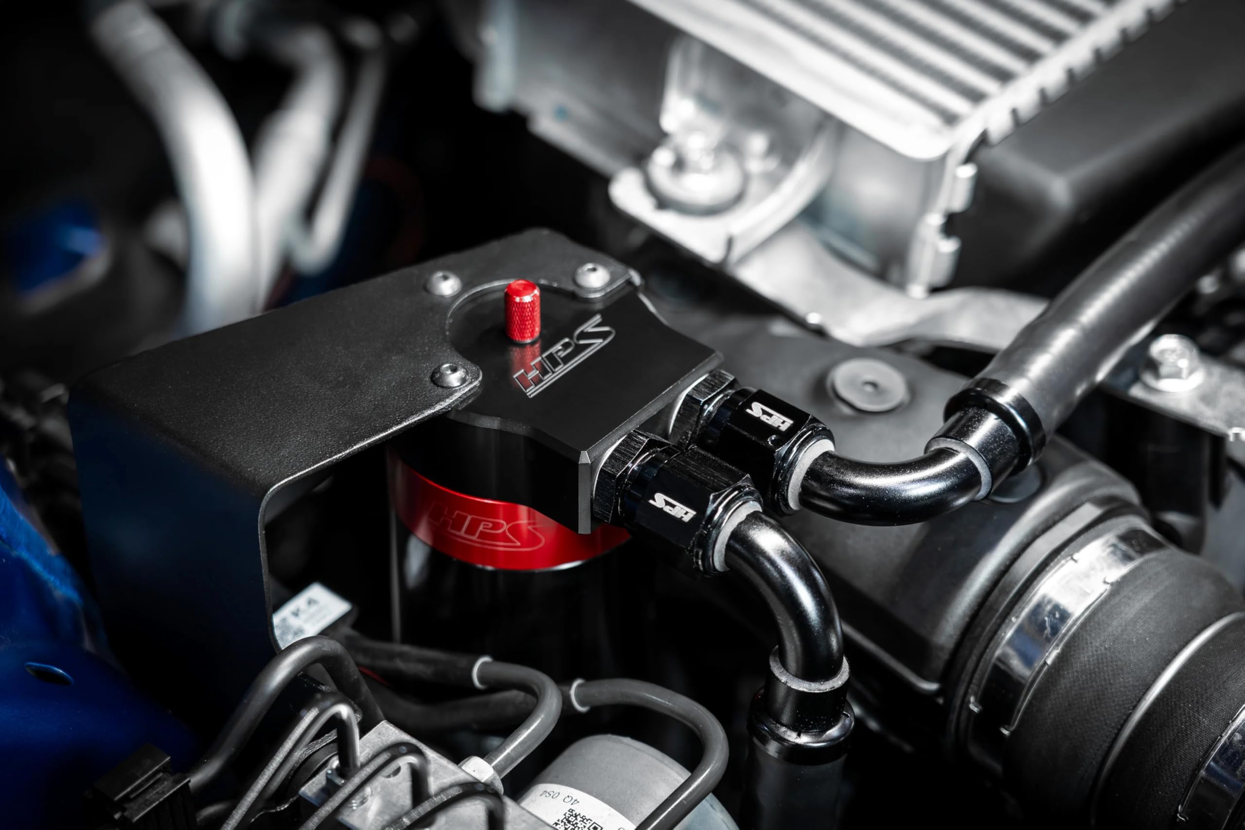 Aluminum HPS Oil Catch Can Kit Compatible for 2022-2024 Subaru WRX 2.4L Turbo, 860-009