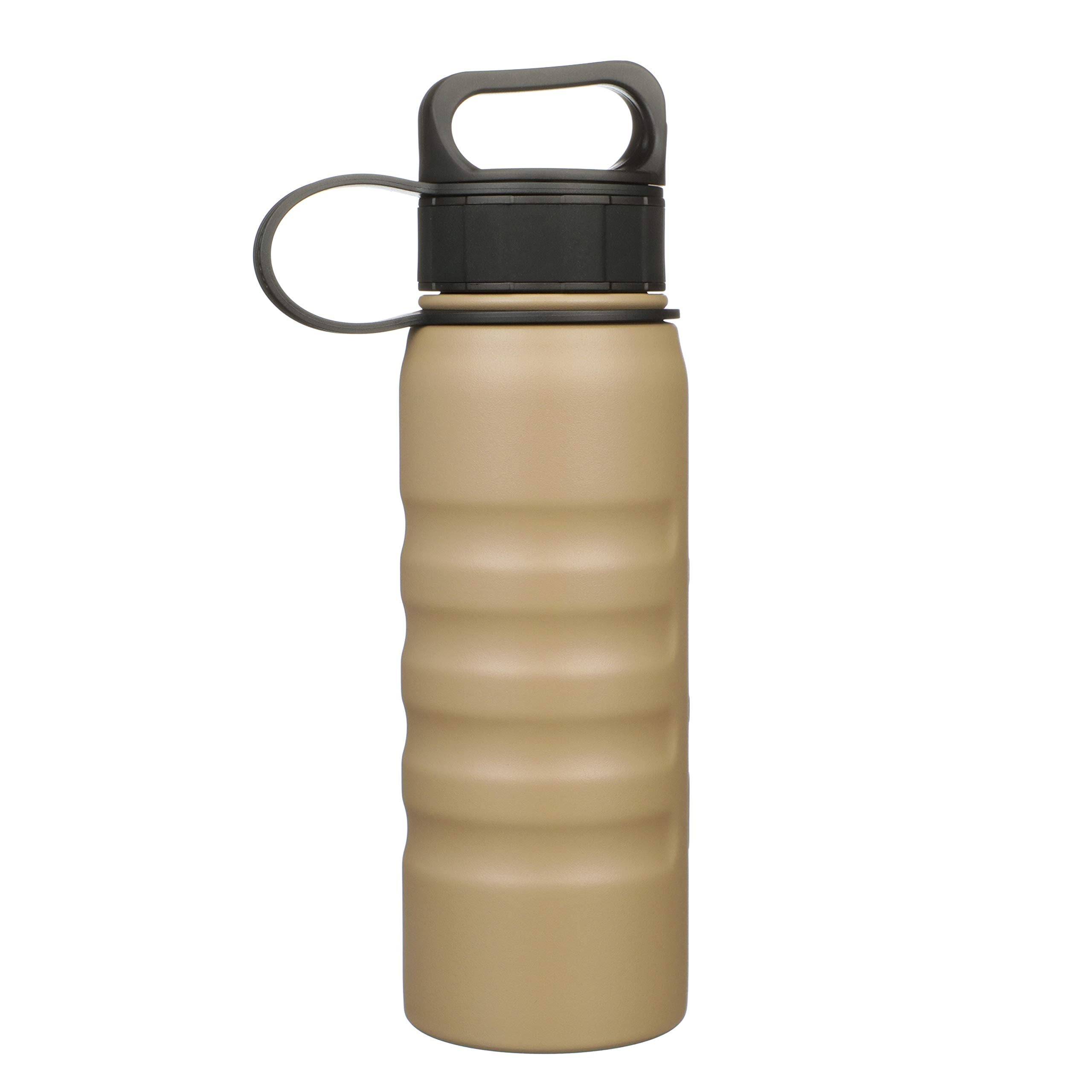 20 oz Grizzly Grip Water Bottle | Vacuum Insulated | Stainless Steel with Insulated Lid | For Gym Women Men Beach Camping Hiking Fishing Hunting Sports | October Marsh