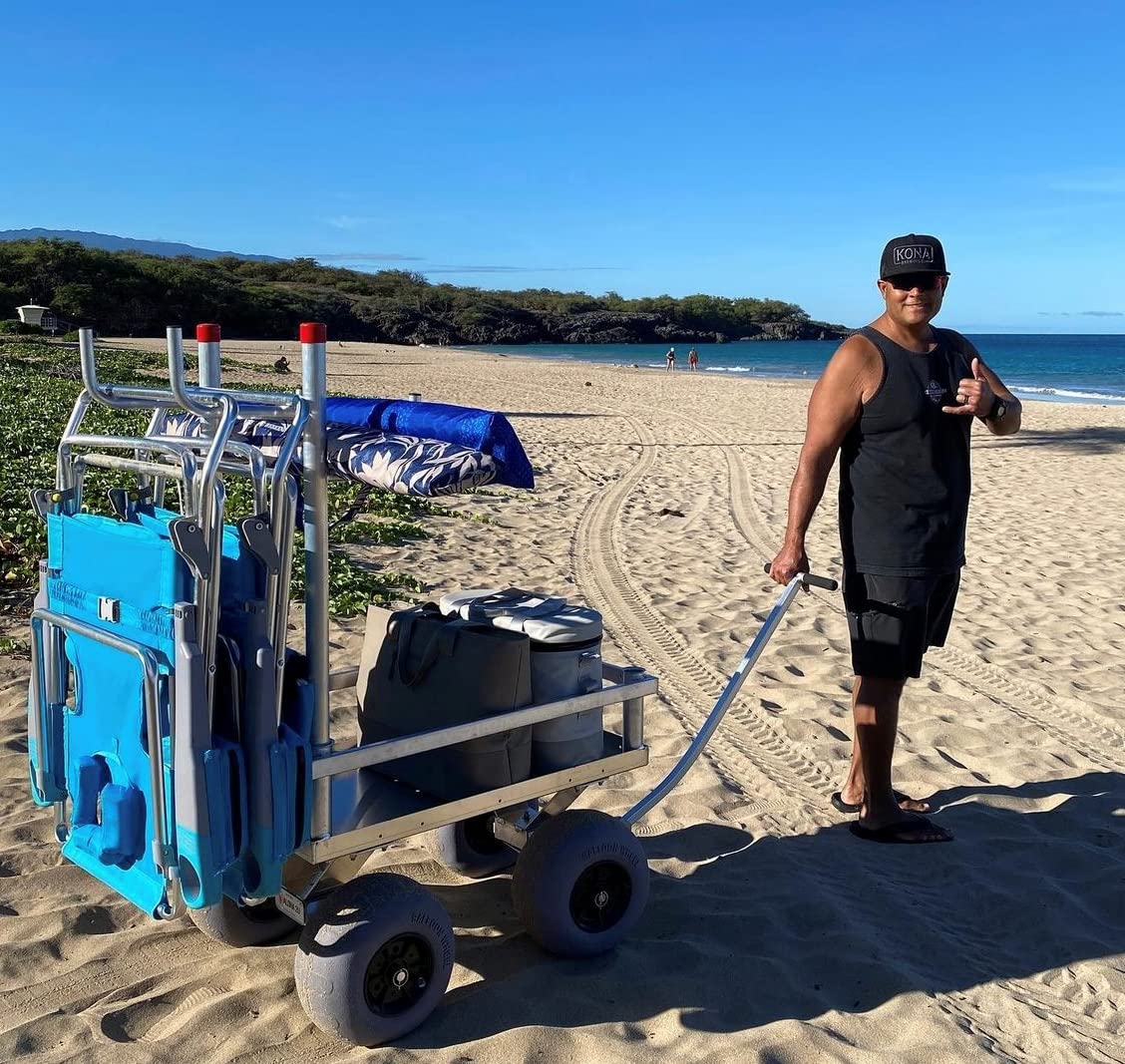 Beach Wagon-Balloon Calypso Cruiser Sand Tires-Lightweight-Rust-Free