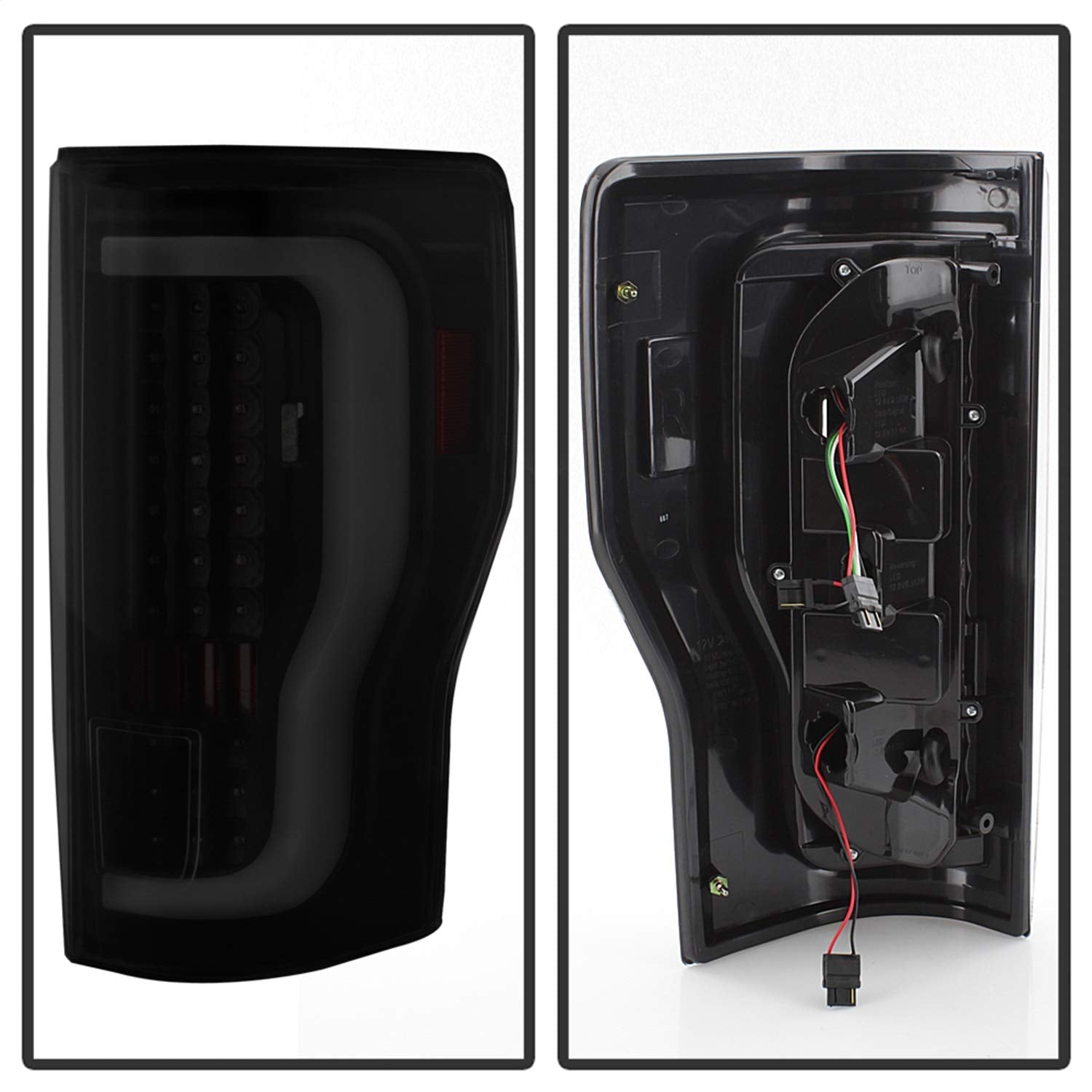 Tune Spyder 9041617 Led Tail Lights, Black