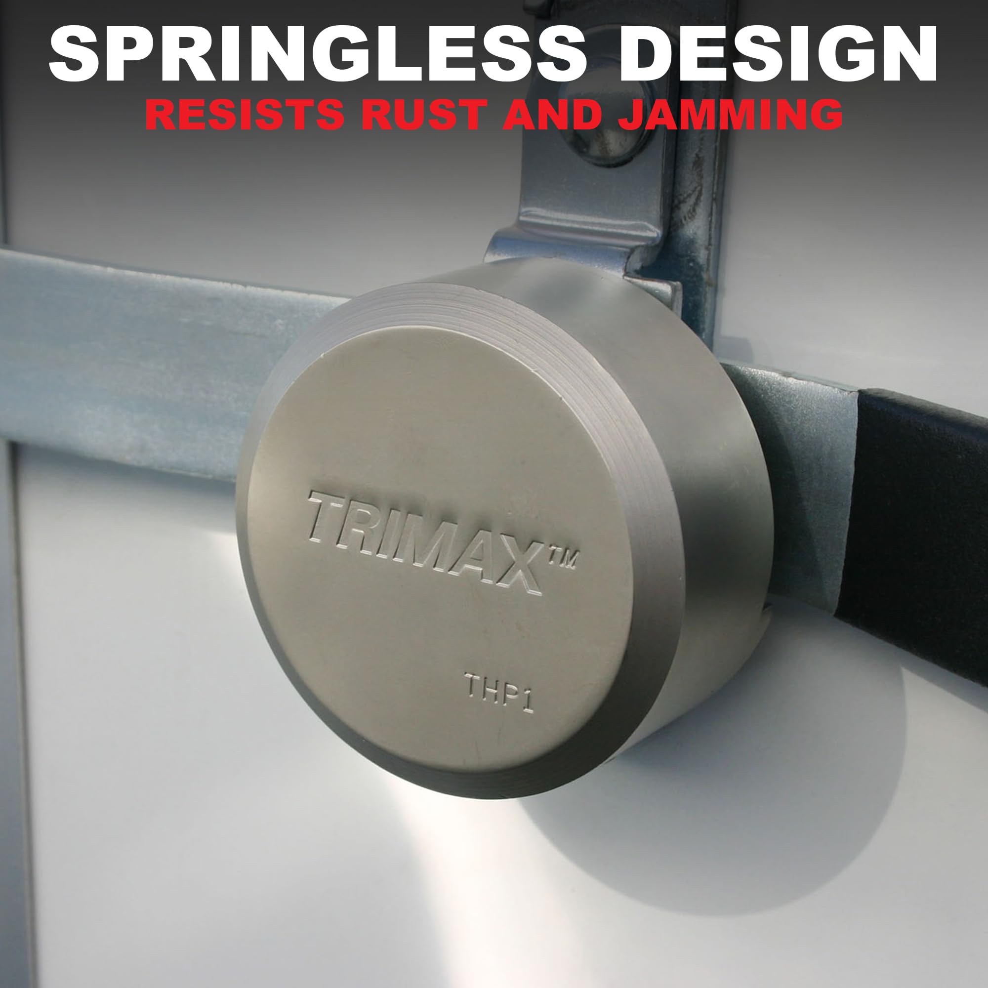 Trimax THP3XL - Door Trailer Lock (3 Pack Keyed Alike) - Shackleless Puck Lock for Trailers, Universal Fit, Weather Resistant