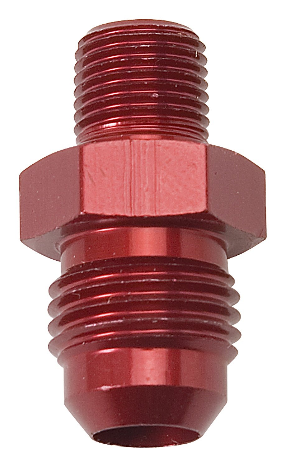 Edelbrock Russell 660454 Red -6 AN Male X 1/8" NPT Male Nitrous Adapter