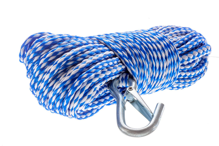 Attwood Hollow Braid Polypropylene Anchor Line (1/4-Inch x 100-Feet)