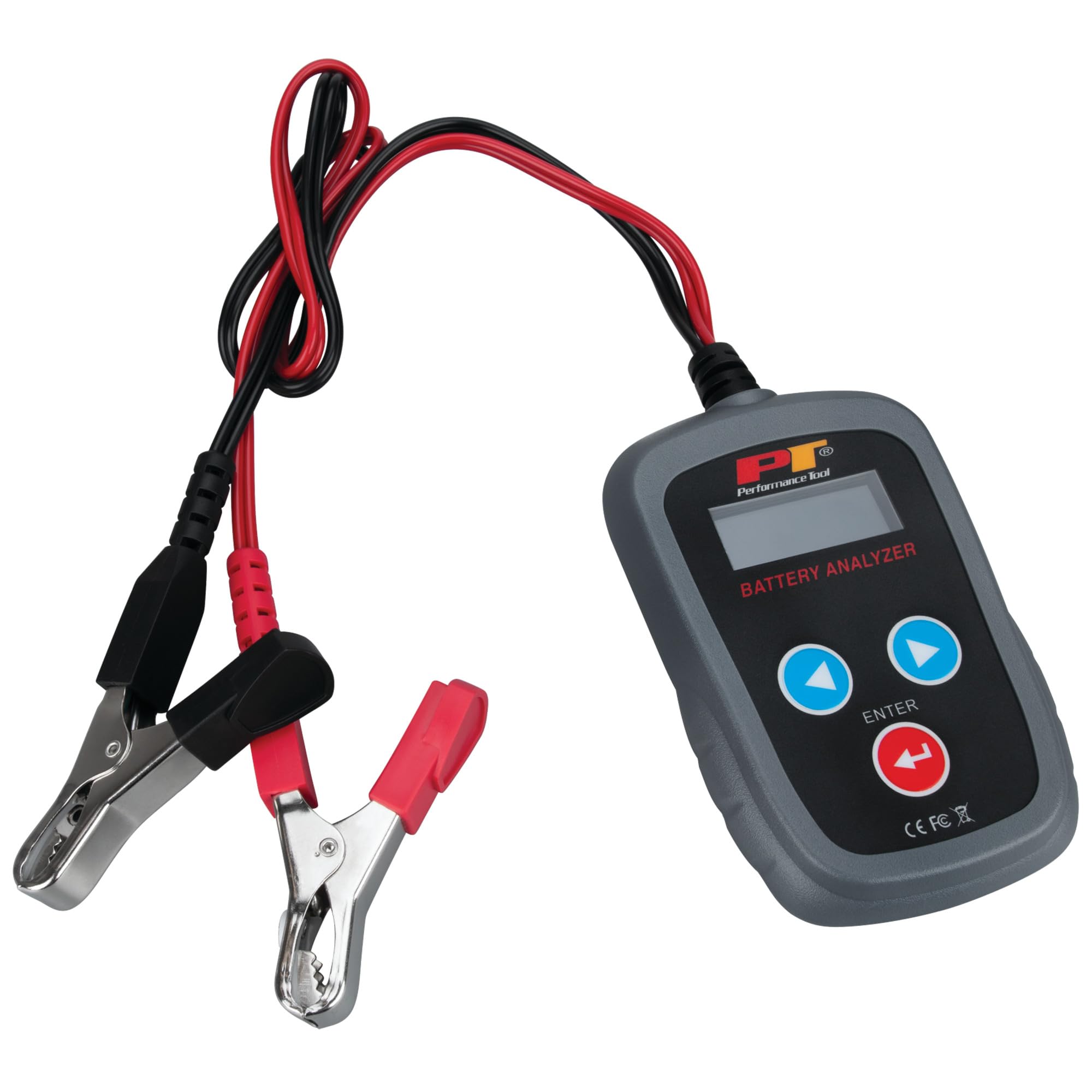 Digital Performance Tool W2998 12 Volt Portable Battery Analyzer (200-1200 Battery Types: LA, AGM, and Vrla), 1 Pack Black