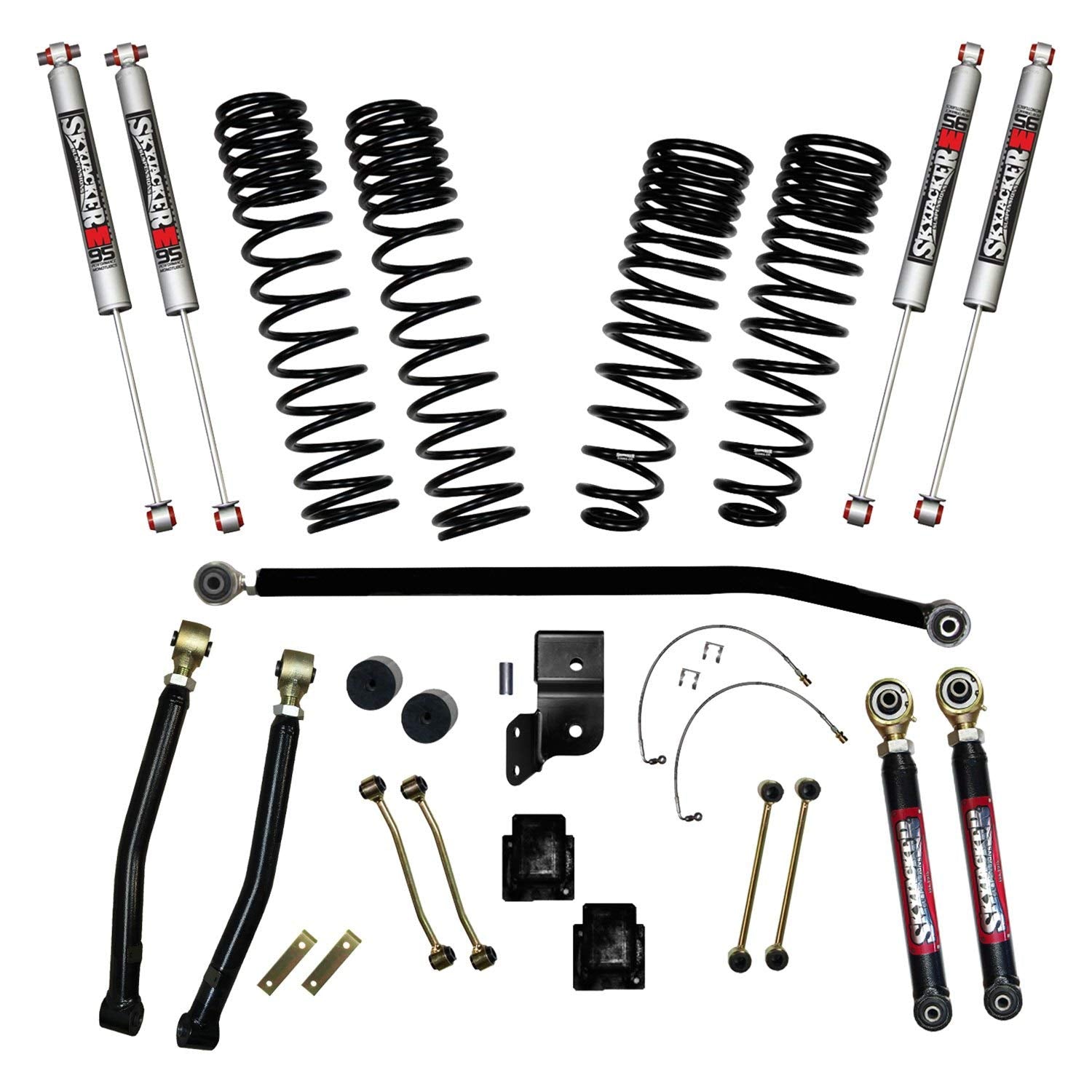 Skyjacker 6.5" Dual Rate G652KMLT Front And Rear Long-Travel Suspension Lift Kit