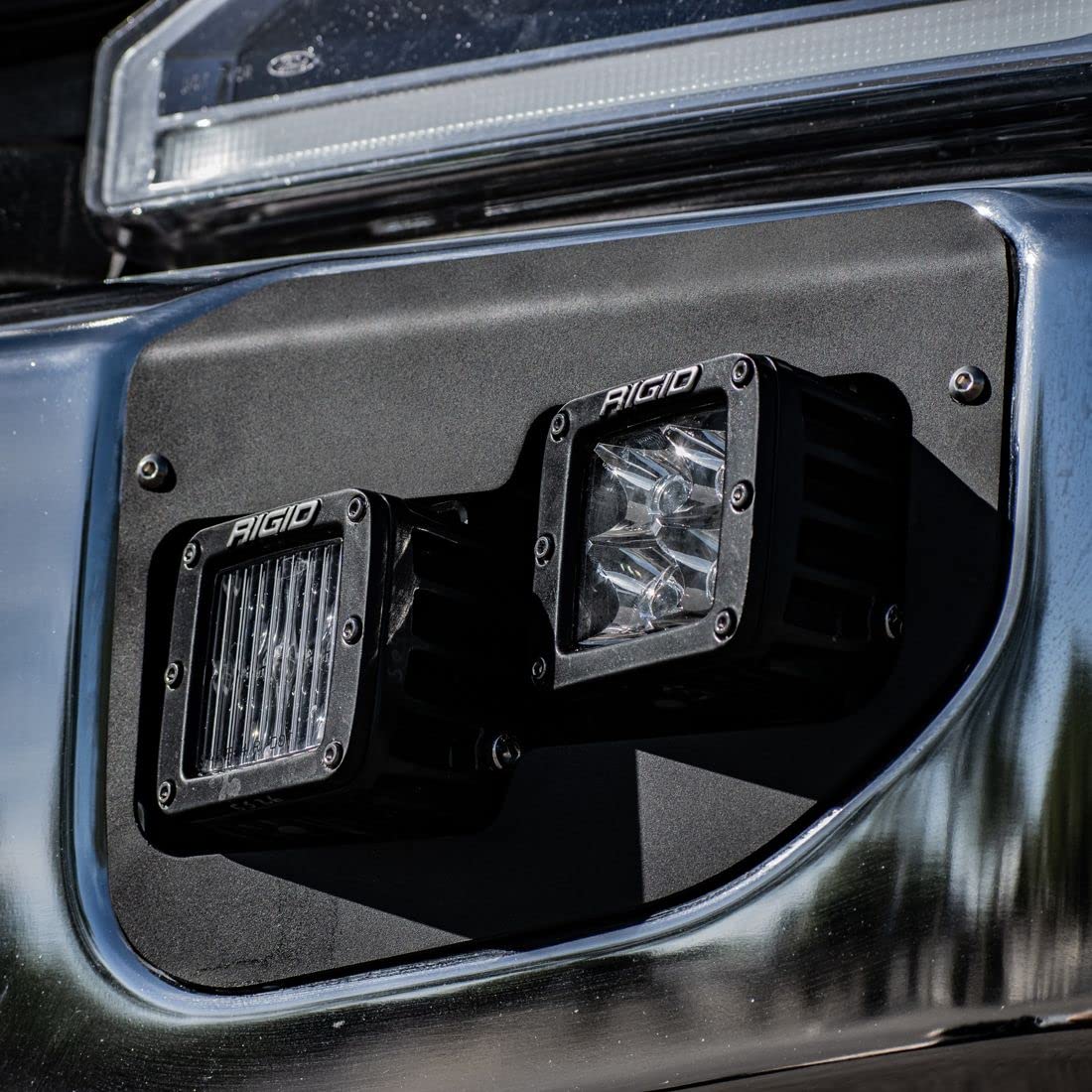 Dual Fog Light RIGID 46734 Kit Fits 2020+ Ford SuperDuty Mount