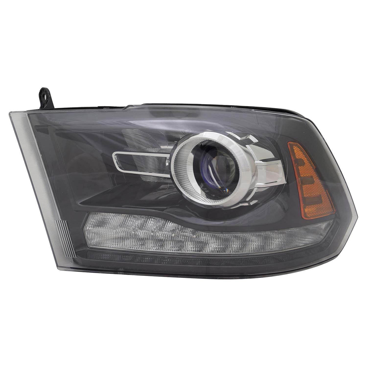 Left TYC Headlight Assembly Compatible with 2013-2015 Dodge Ram 1500 Pickup