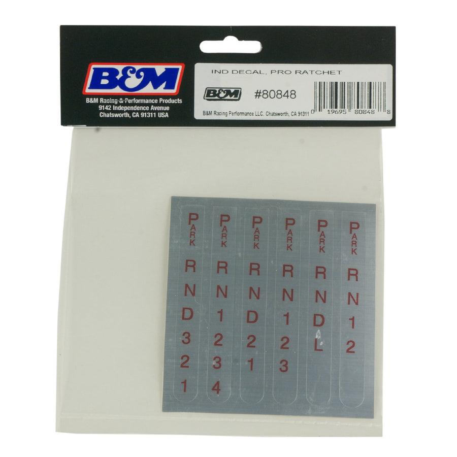 Indicator B&M Decal 80848