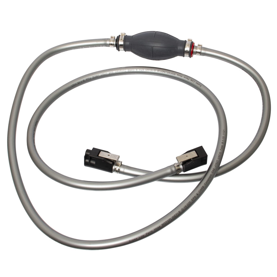 Scepter Marine Outboard Fuel Line Kit, Includes 7-Foot, 3/8 Inch Inner Diameter Boat Motor Hose, EPA/CARB Compliant Primer Bulb, Connectors, Fits Mercury Engines 1998-Present (08309)