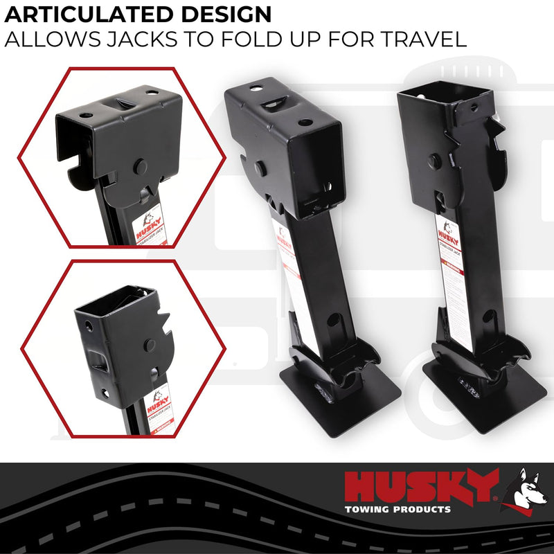 Drop Leg Husky Towing Stabilizer Jacks 2-pack 88150