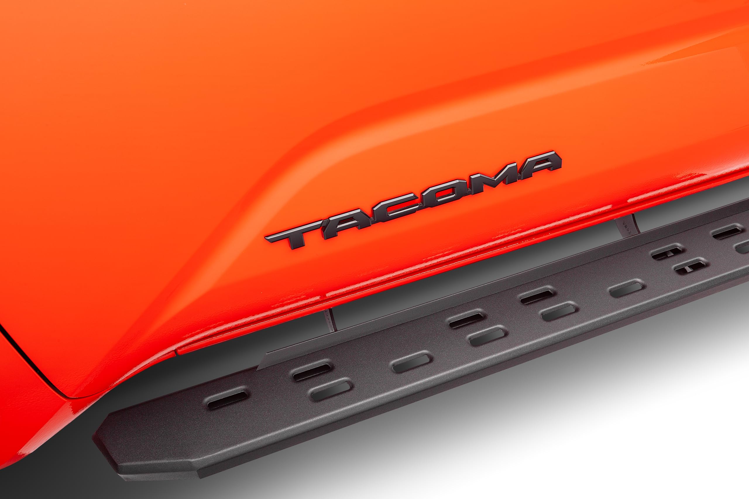 Go Rhino RB30 Running Boards Slim & Brackets | Cab Length, Galvanized Steel, Textured Black | 69643280SPC | Fits 2024 Toyota Tacoma Double Cab