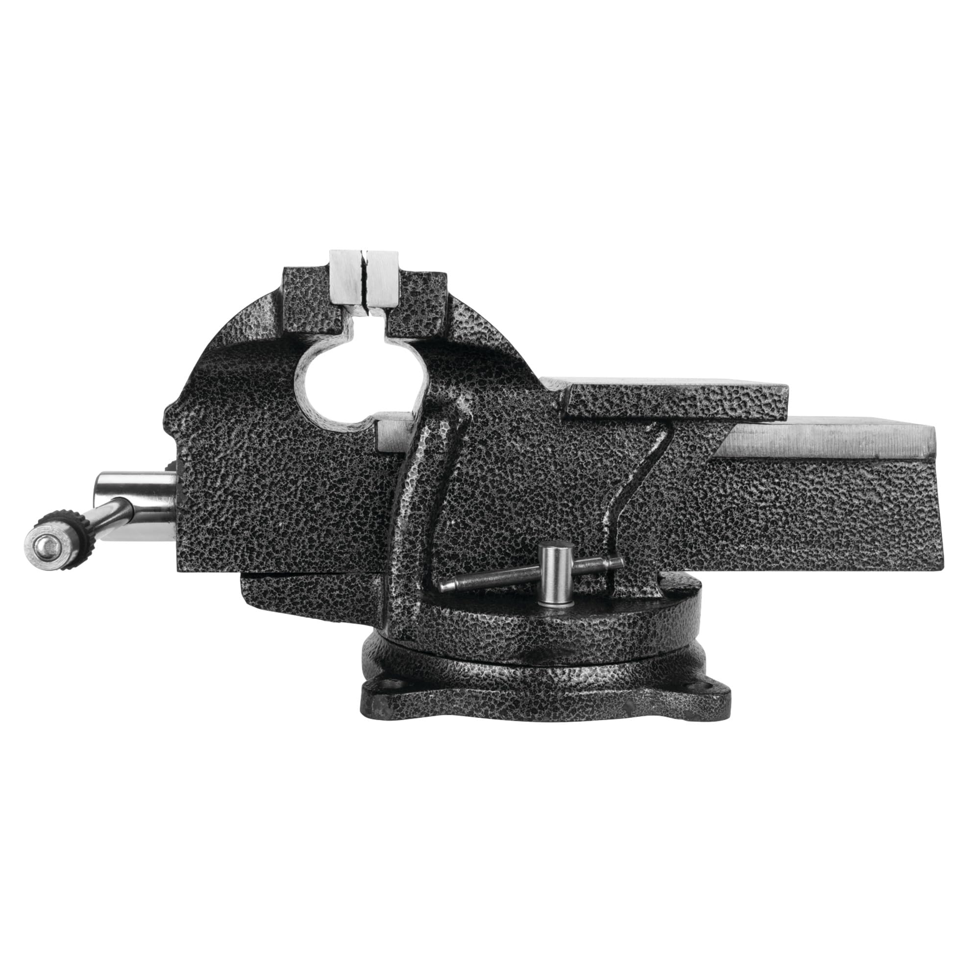 8-Inch Performance Tool MV8 Bench Vise Tough Powder Coating, 360 Degree Swivel (7-Inch Jaw Opening, 3-Inch Throat Depth)
