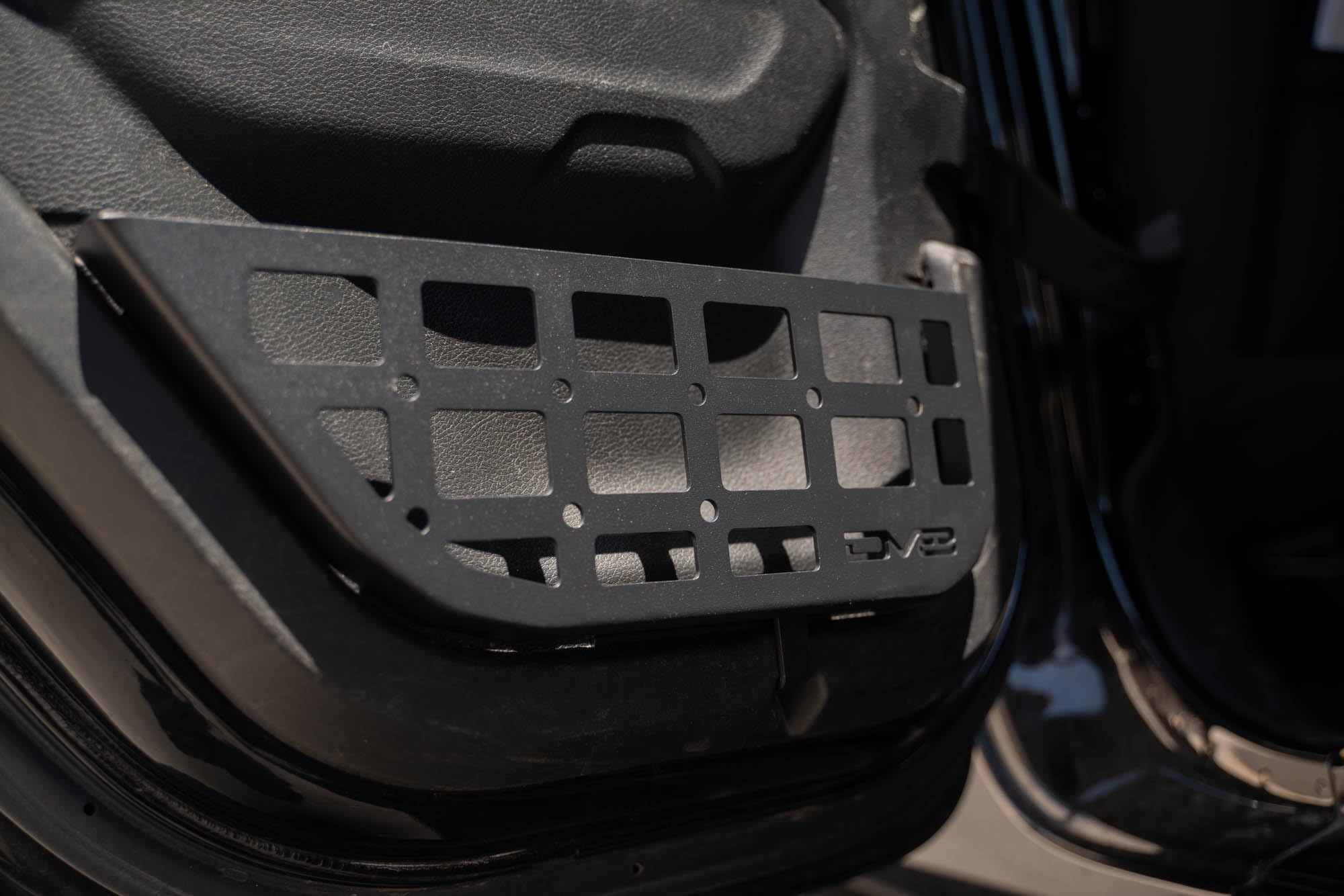 Slim Rear Door Molle Pockets DV8 Offroad for 2018-2025 Jeep Wrangler JL & 2020-2025 Gladiator JT | Replaces The Weak Factory Netting | Molle Panel Design | Slim Width for Improved Legroom | Pair