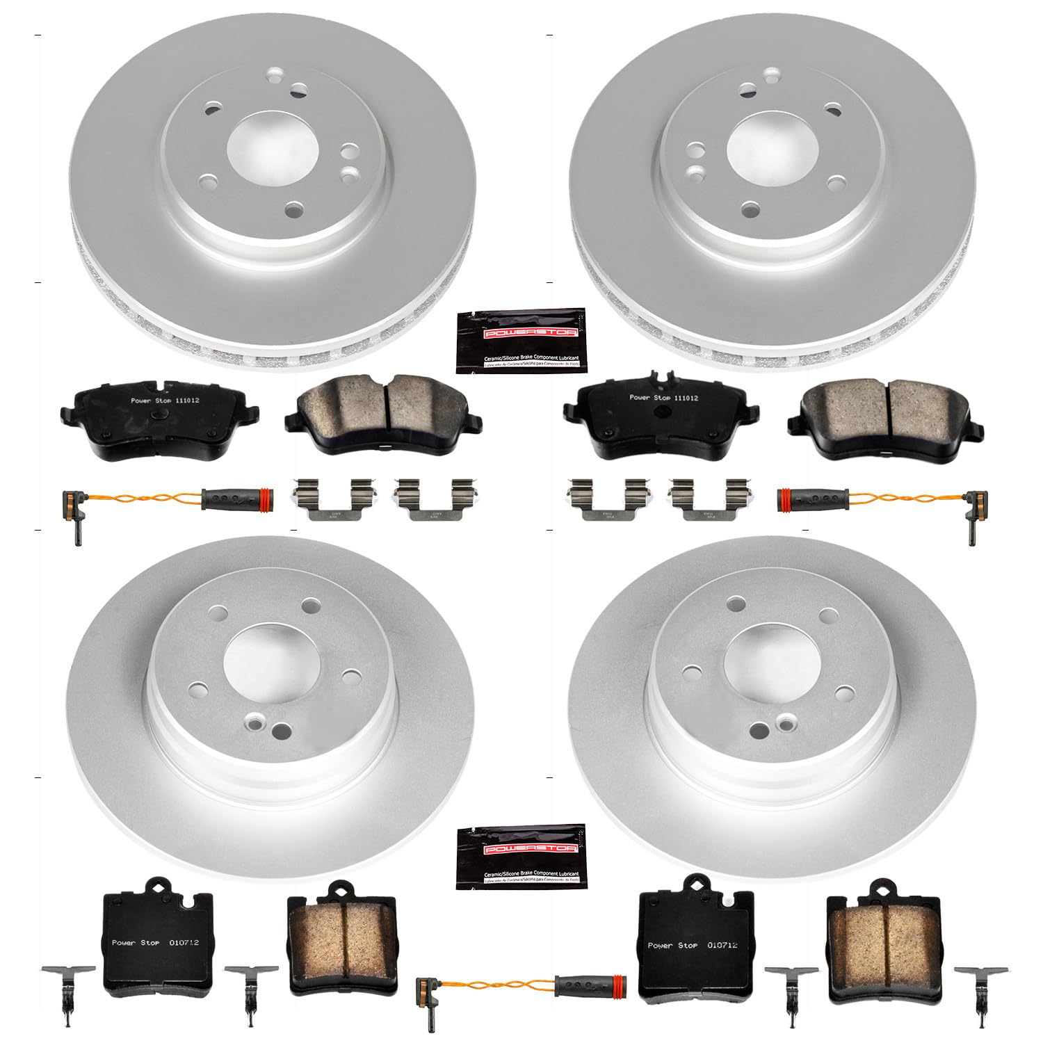 Power Stop Z23 Evolution Geomet® Coated Brake Kit Front and Rear