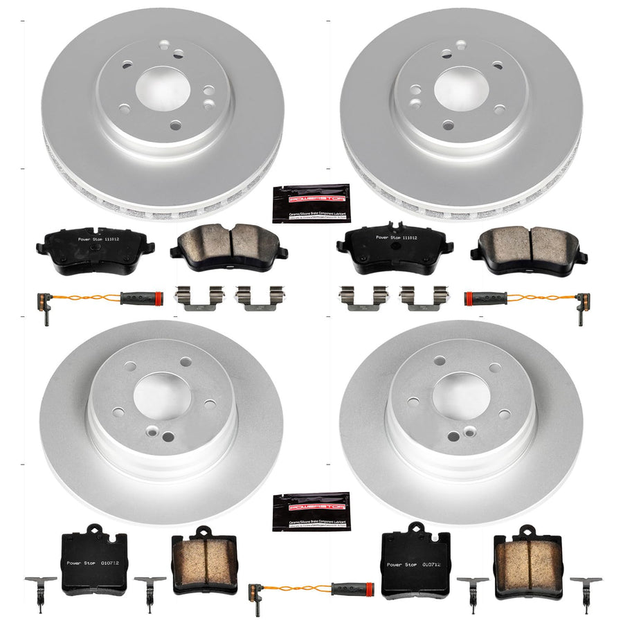 Power Stop Z23 Evolution Geomet® Coated Brake Kit Front and Rear