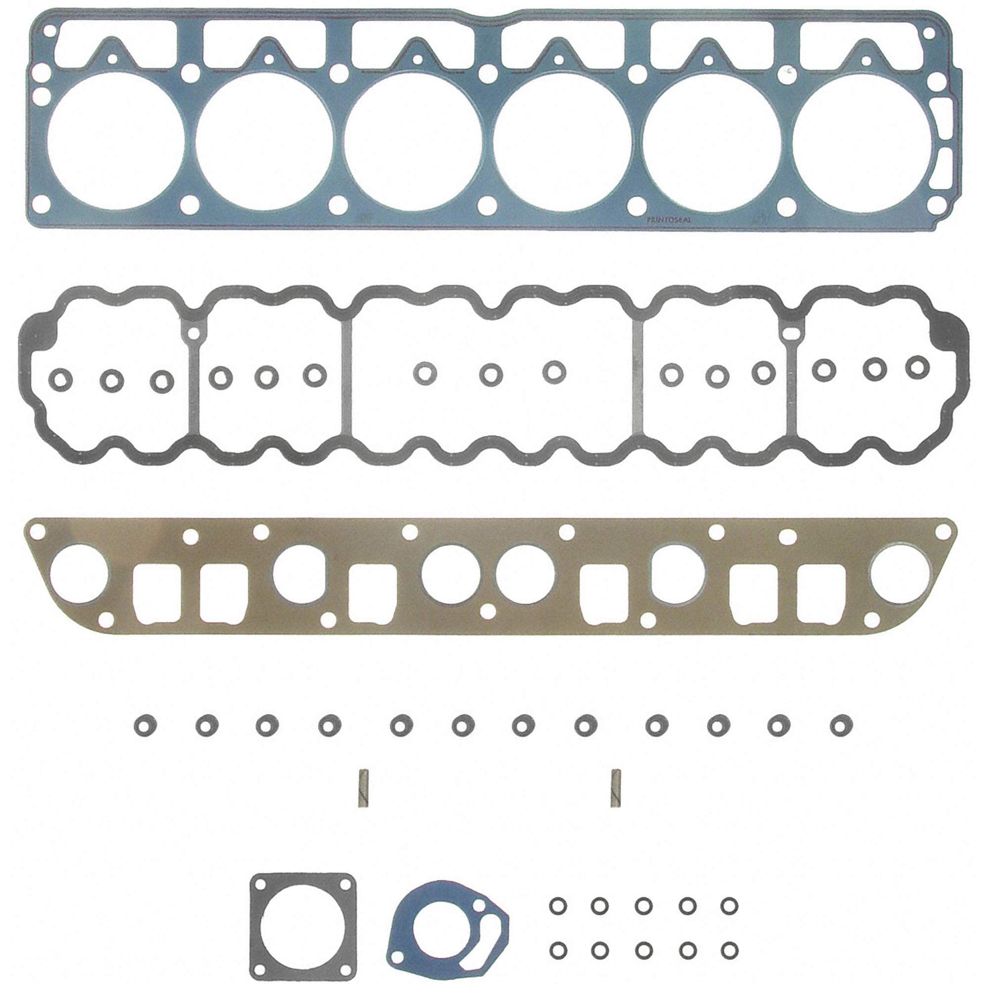 Engine Cylinder Head Gasket Set FEL-PRO HS 9076 PT-3 for Jeep Wrangler