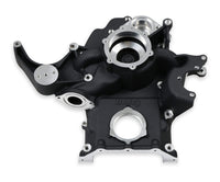 97-375 Holley Replacement Timing Cover - Black Finish