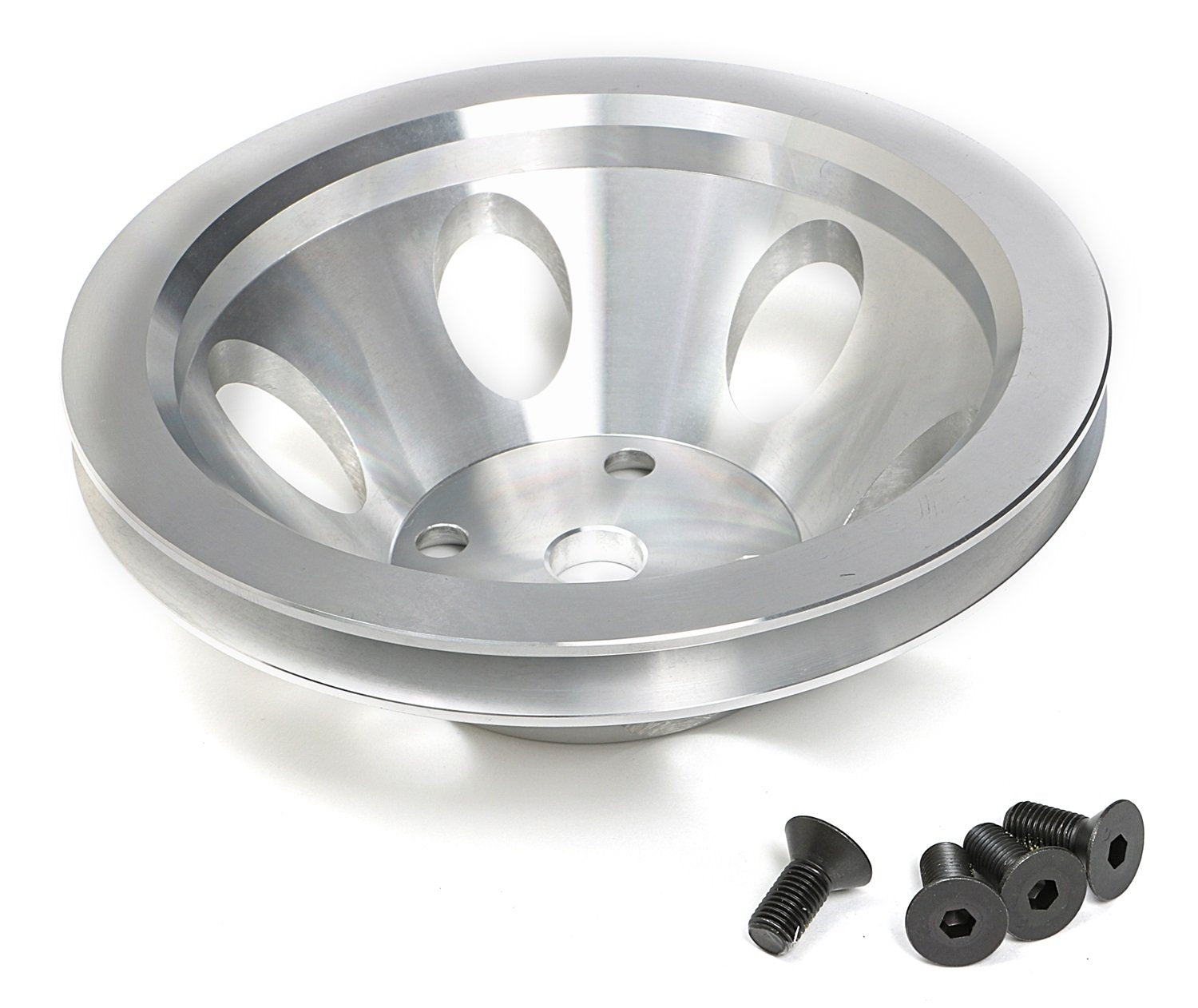 Single-Groove Trans-Dapt Performance 9482 Aluminum Water Pump Pulley