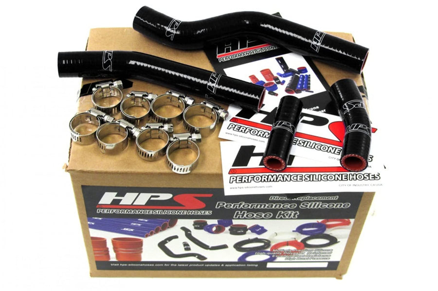 Black Silicone Radiator Coolant Hose Kit HPS 57-1264-BLK-1