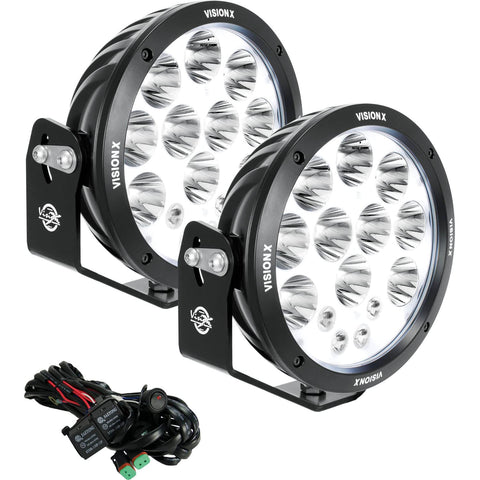 Mixed Beam Vision X Light - Pair, 1238216 Black
