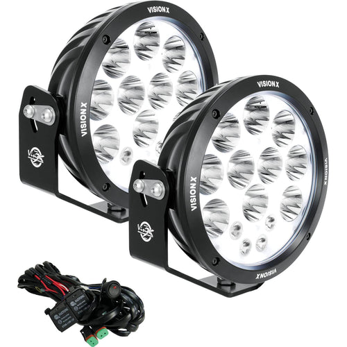 Mixed Beam Vision X Light - Pair, 1238216 Black