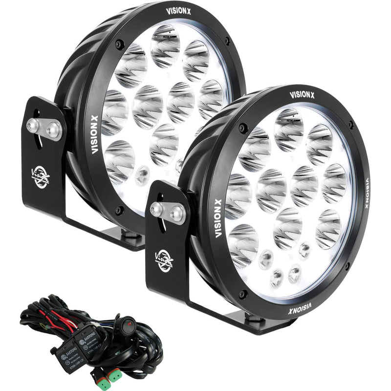 Mixed Beam Vision X Light - Pair, 1238216 Black